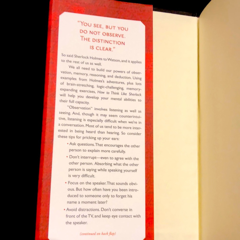 How To Think Like Sherlock - Picture 4 of 6
